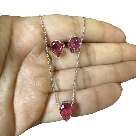 Conjunto Zircônia Gota