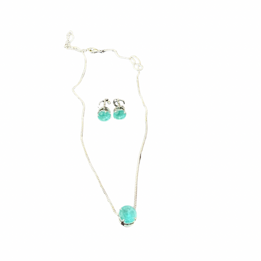Conjunto zircônia Redonda M