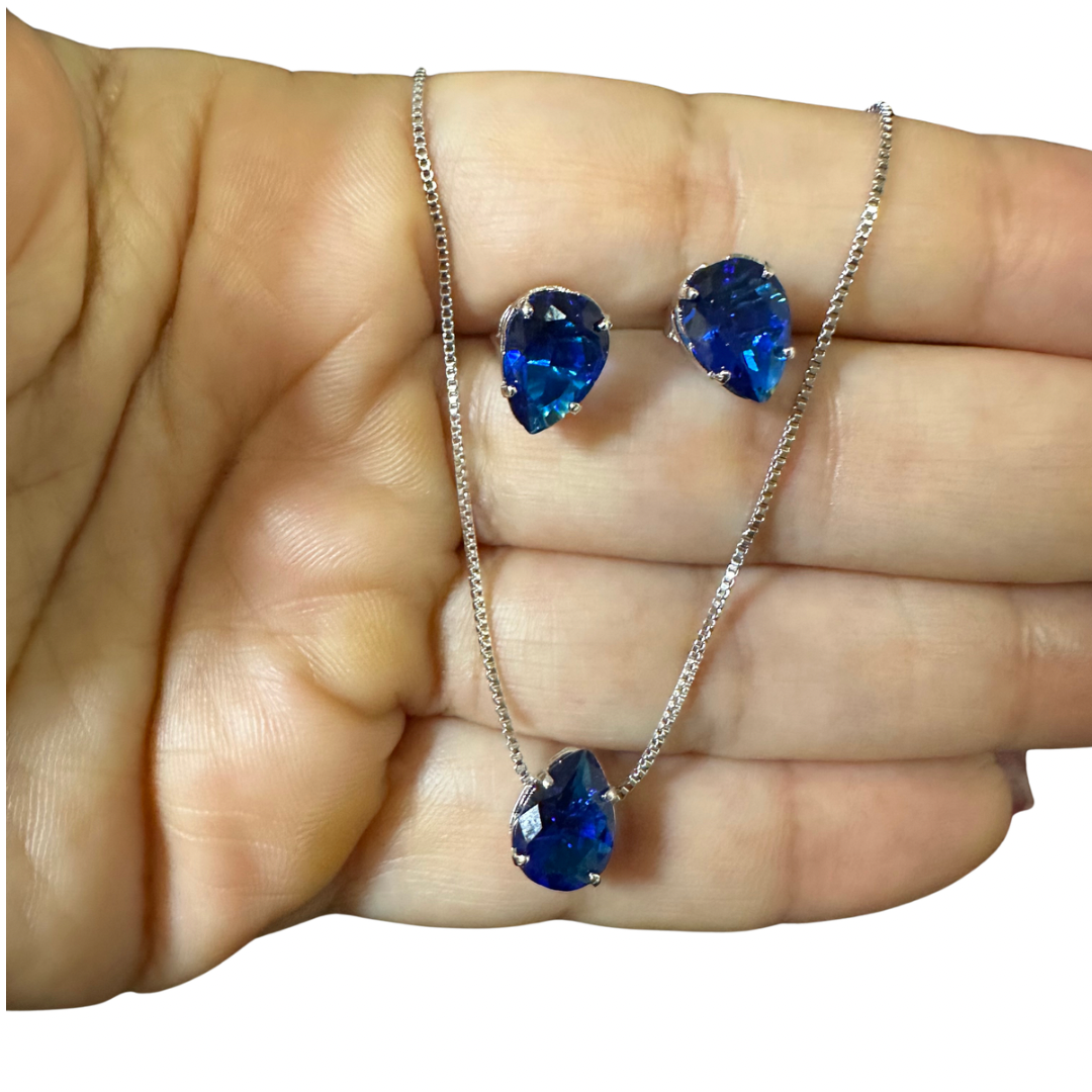 Conjunto zircônia gota