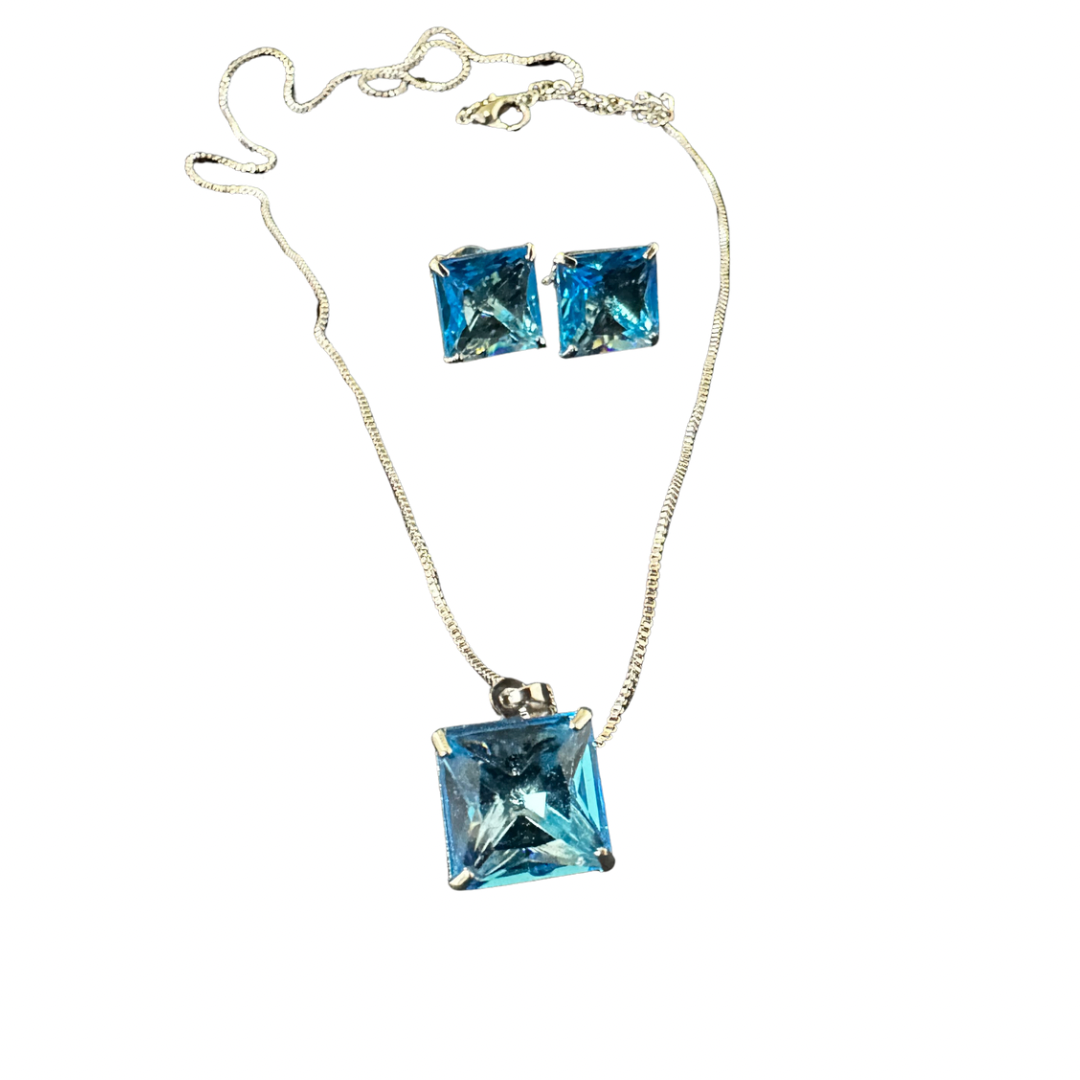 Conjunto zircônia quadrada