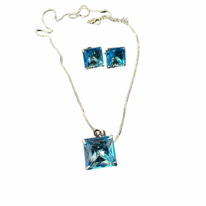 Conjunto zircônia quadrada
