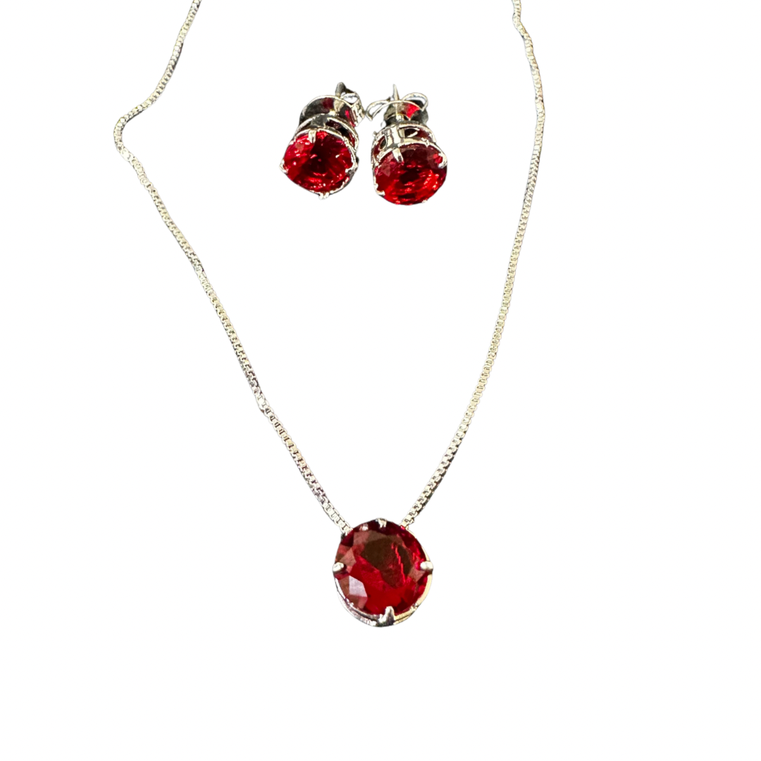 Conjunto zircônia redonda M