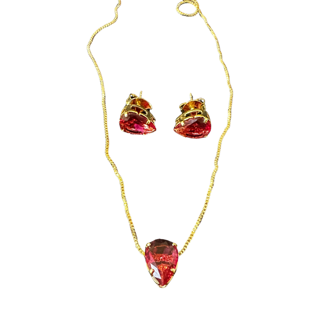 Conjunto Zircônia Gota
