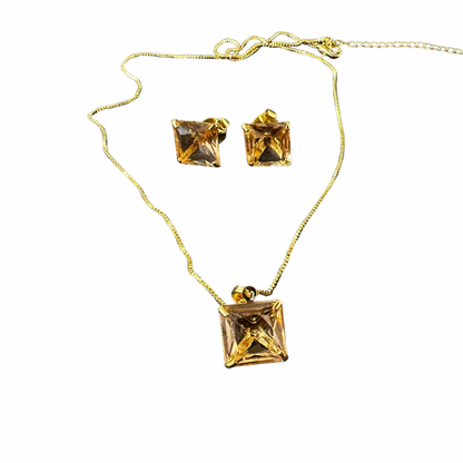 Conjunto Zircônia quadrada