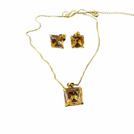 Conjunto Zircônia quadrada